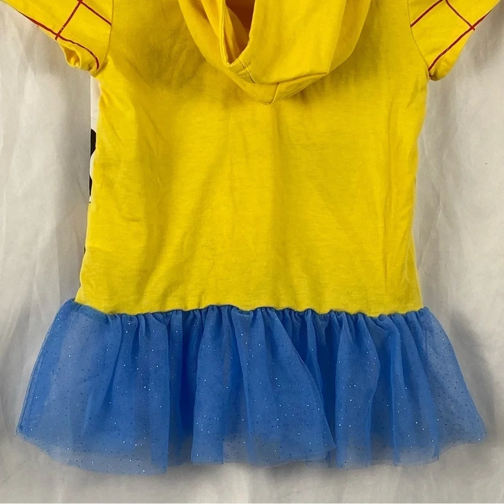 Disney Pixar Toy Story 6/6X Girl Yellow and Blue Sheriff Dress Costume